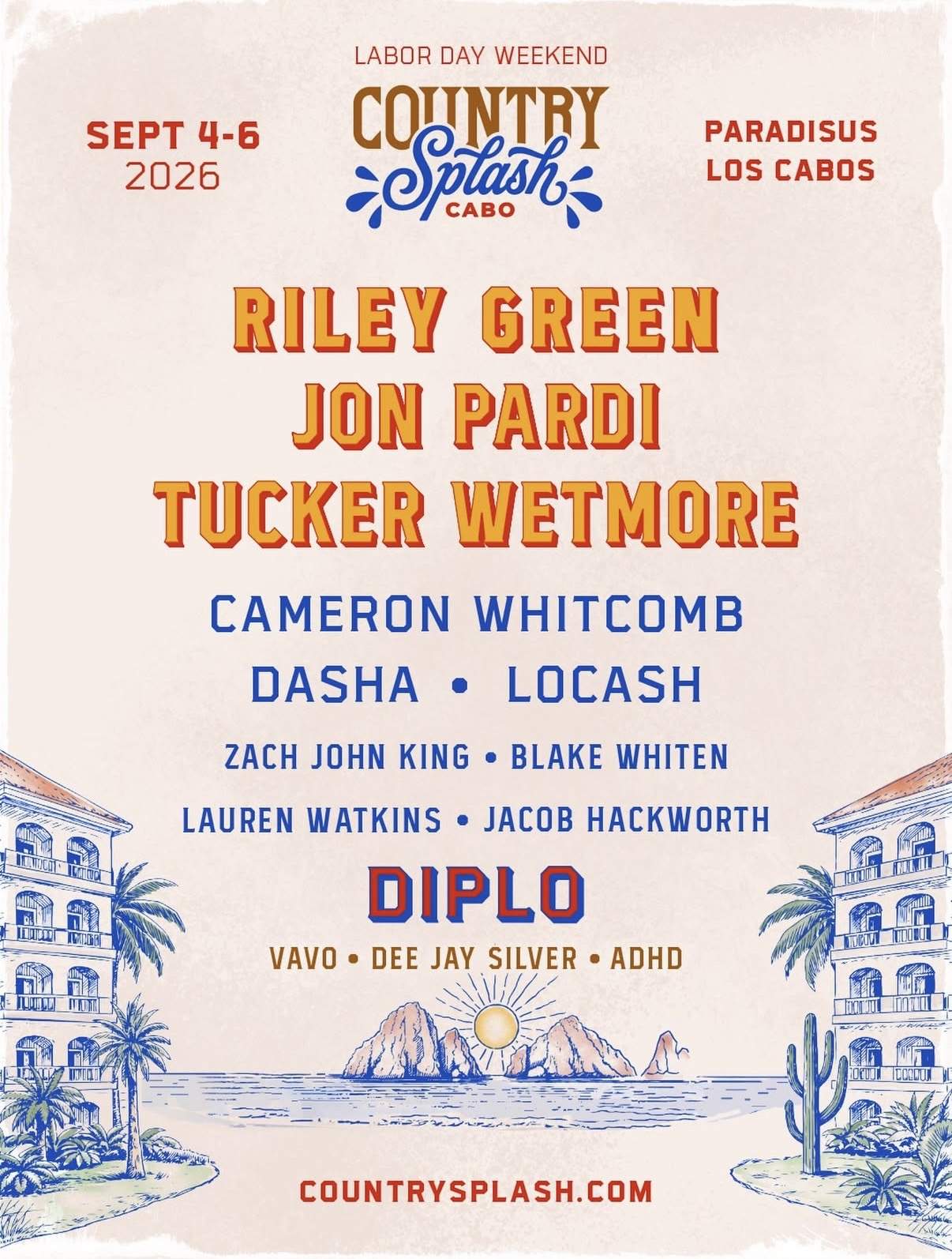 Country Splash Lineup